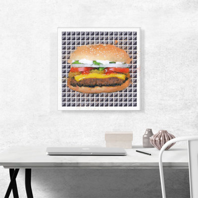 " Burger Modern Art Home Decor "