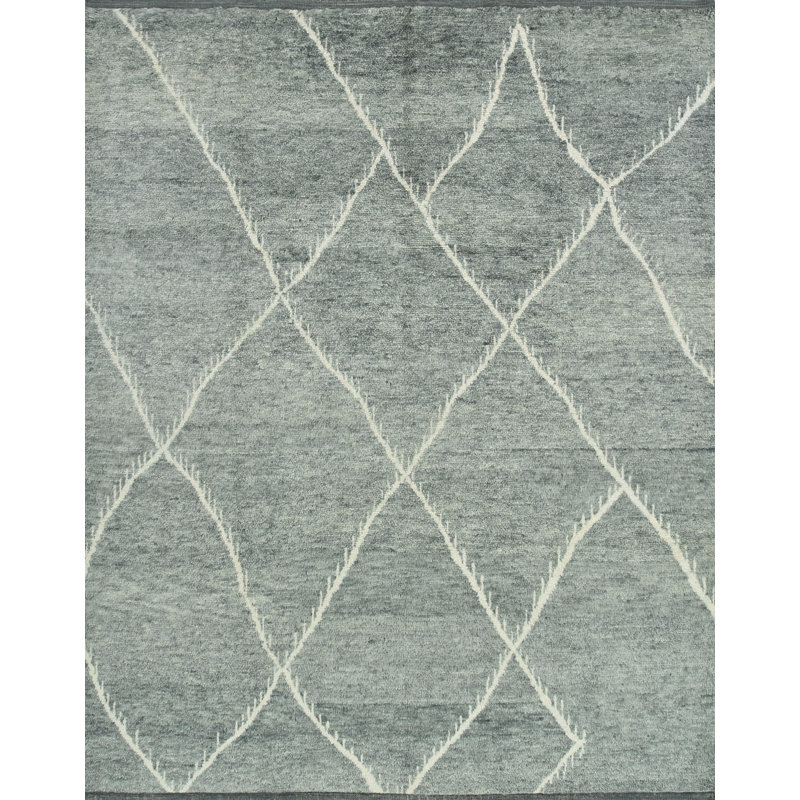 Hand Knotted Wool Moroccan Indoor Rug