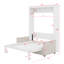 Lit escamotable double pleine grandeur avec coussin-348444493-348444483