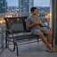 Banc oscillant à double assise et chaise berçante