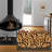 Armetrice 33.07'' W Metal Log Rack