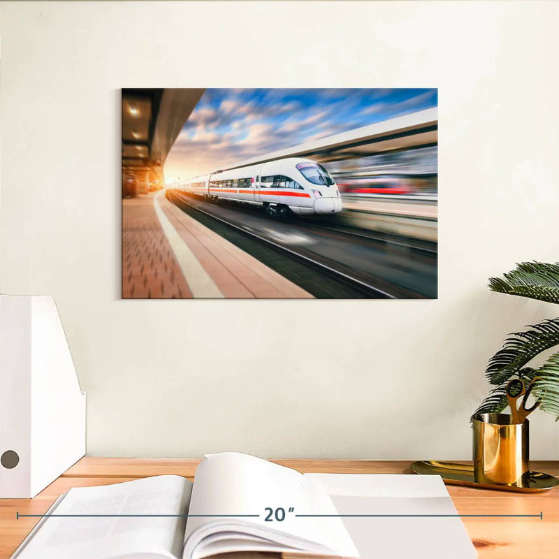Mehar High Speed Train, 8" H x 12" W