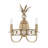 Hearst 2-Light Wall Sconce in Noble Brass-732977982