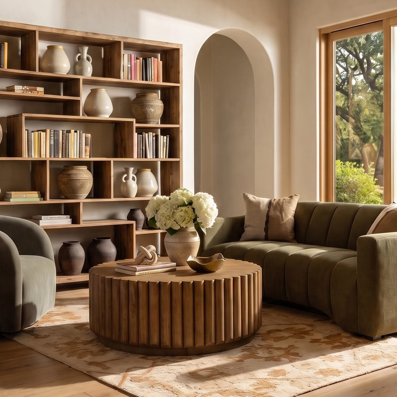 Henley Coffee Table Dark Brown