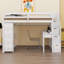 Lit mezzanine avec tiroirs de rangement, bureau et escalier, tablettes-2117900473