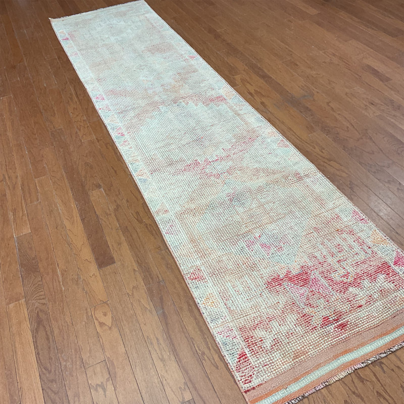 Bungalow Rose Handmade Turkish Oushak Wool Runner