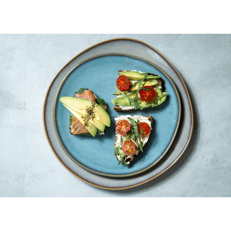 Villeroy & Boch Lave Glace Salad Plate, Glacier Blue