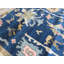 Tapis bleu marine unique de 9 pi x 12 pi