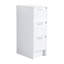 Title 36" Freestanding Bathroom Vanity With Resin Sink, 1 Cabinet, Soft Closing Mechanism, Glossy White Appearance, Plywood Build, Modern Style Vanity, Adjustable Storage, Silent Doors, Water- Design