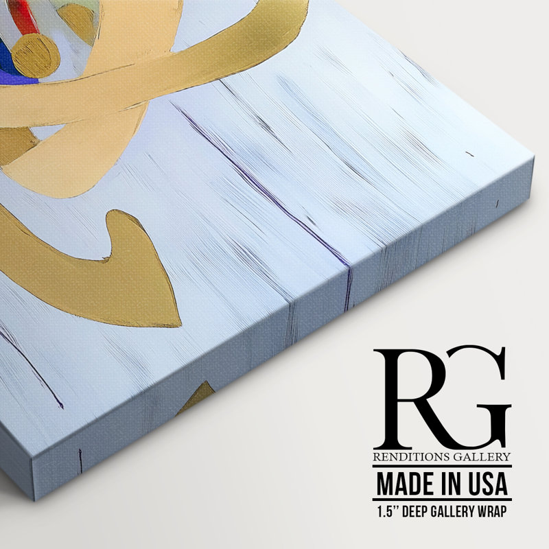 Abstract XXII Gallery Wrapped Canvas - Ready To Hang, 36" H x 24" W