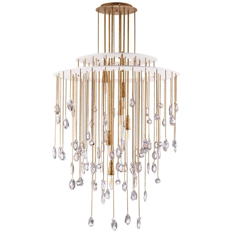 Ralph Lauren Hailee 6 - Light Chandelier, Natural Brass