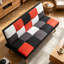 3 Seater Fabric Sofa-1908625596