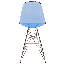 Tabouret de bar Juhani en acrylique moderne avec structure en acier chromé, tabouret fantôme sans dossier de 29,5 po de hauteur pour îlot de cuisine et table de pub, capacité de 300 lb robuste, siège en lucite transparent avec repose-pieds-1685343263