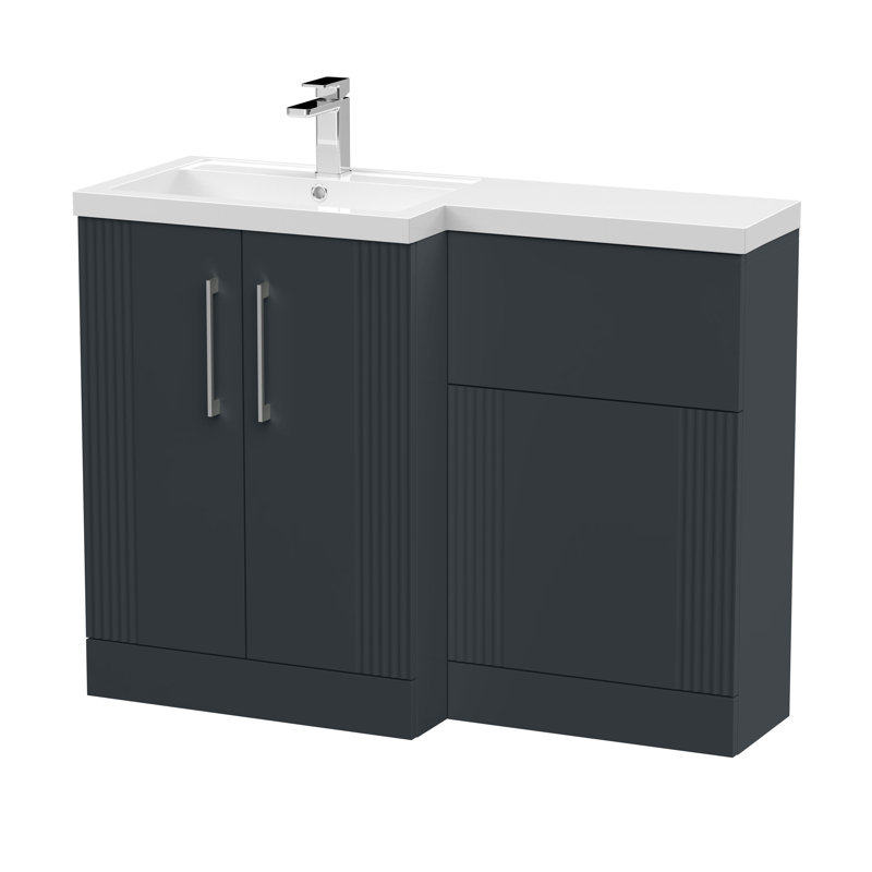 1105 mm Bathroom Vanity, Soft Black
