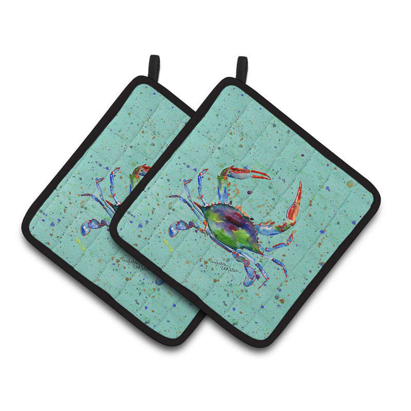 Dovecove Potholder Set, Blue