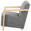 Chaise avec accoudoirs rembourrée Brynnly-875850938