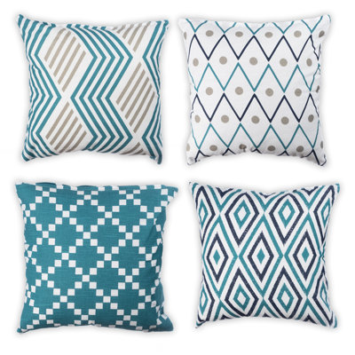 Umber Square Throw Cushion Cover
