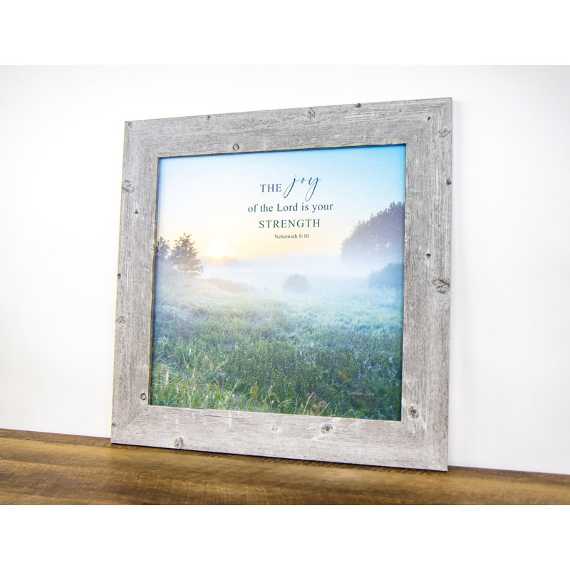 «The Joy Of The Lord Is Your Force», art biblique, signe