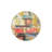 Multi Color Abstract Patch Pattern Modern Decorative Machine Washable Area Rug-913571198