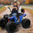 24V Electric Ride-On Car for Kids, 4-Wheeler Quad All-Terrain ATV with Parental Remote, Puncture-Proof Tires, LED Lights & Music. Ideal Gift for Children Ages 3-8-134913239