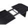 Jack 64-82 Inch Dining Table, Rectangular, Removable Extension Leaf, Black