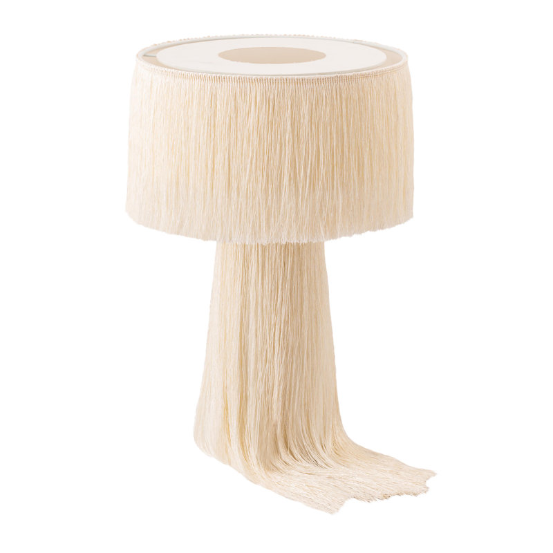 Fabric Table Lamp, Cream