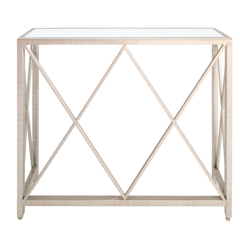 Venessa Console, Royal Silver, Carrera Marble