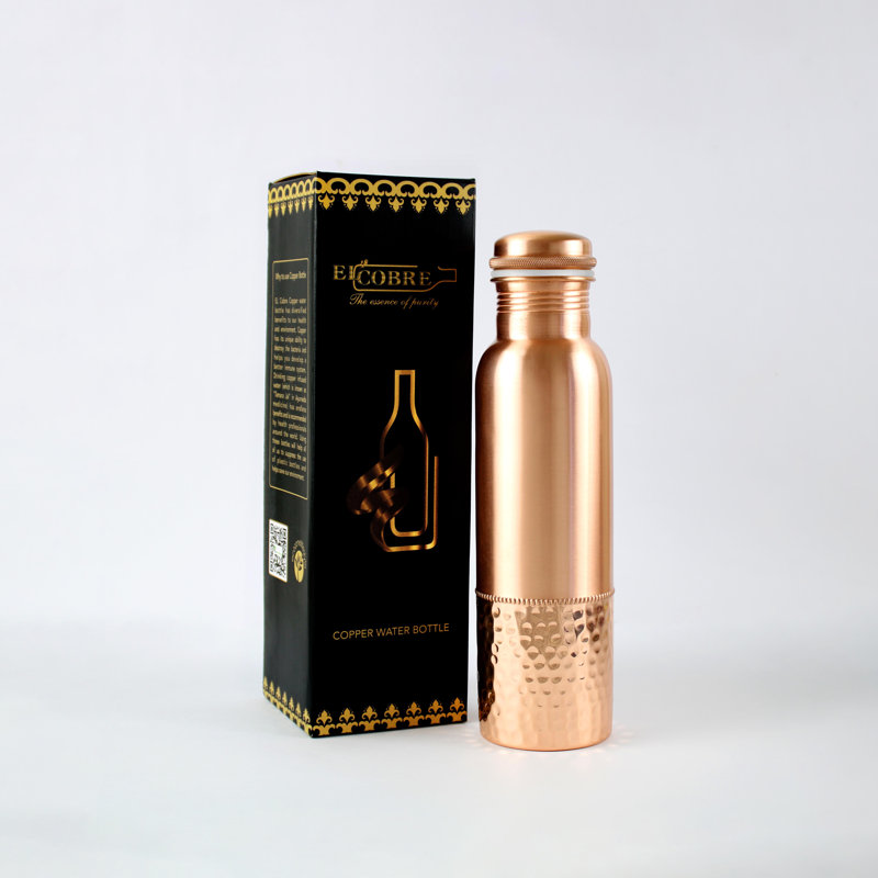 Belfry Kitchen Mtecombe 1000ml Copper Water Bottle