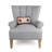 Americana Stars Petite-Size Wool Hook Pillow