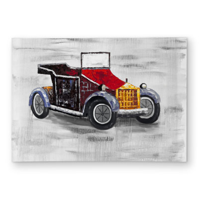 Vintage Car with Sunroof Outdoor Area Rug | Home Decor