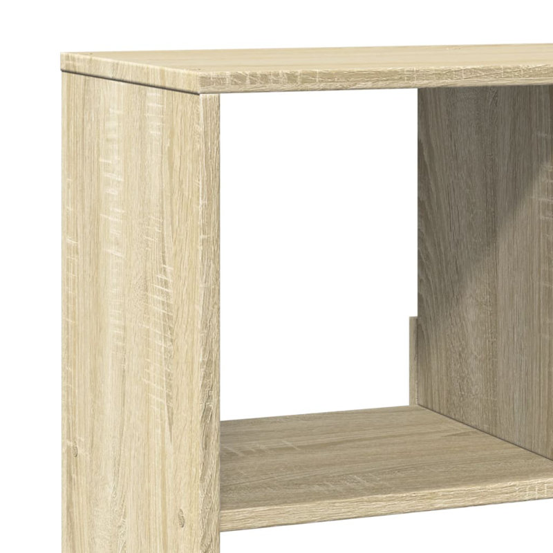 Schrey 94.5cm H Book Cabinet Bookcase, (5 Shelves) 156.5cm H x 100cm W x 33cm D, Sonoma Oak