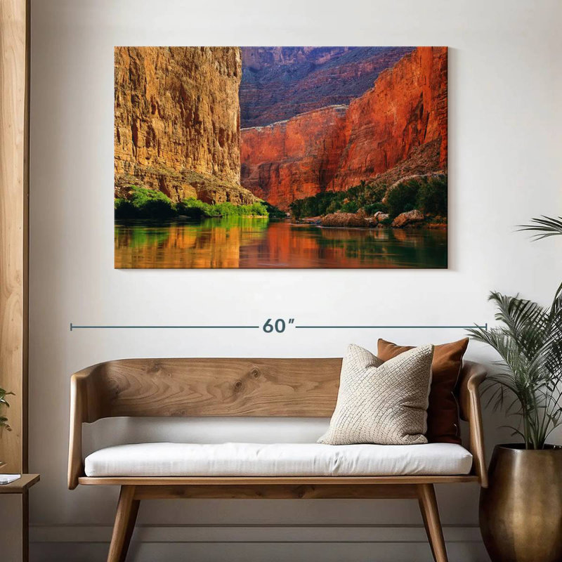 Gorge murale rouge Alvord, H 32 po x l 48 po