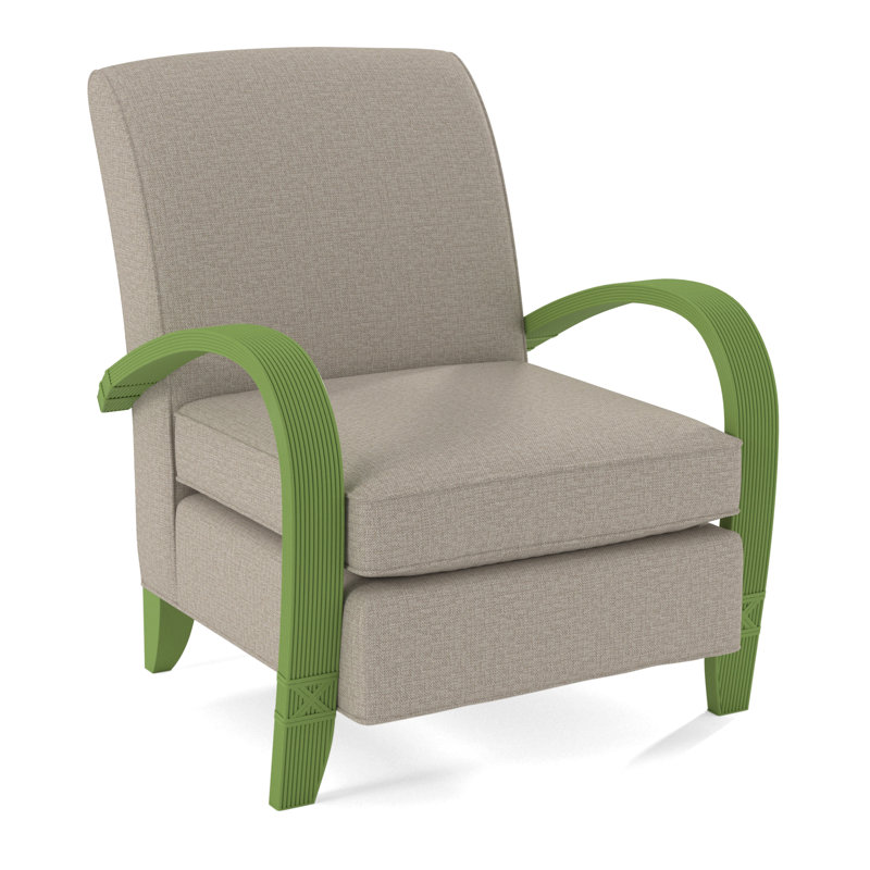Fauteuil en polyester de 30 po de largeur Vero, Tissu beige performant - 0851-73, Java