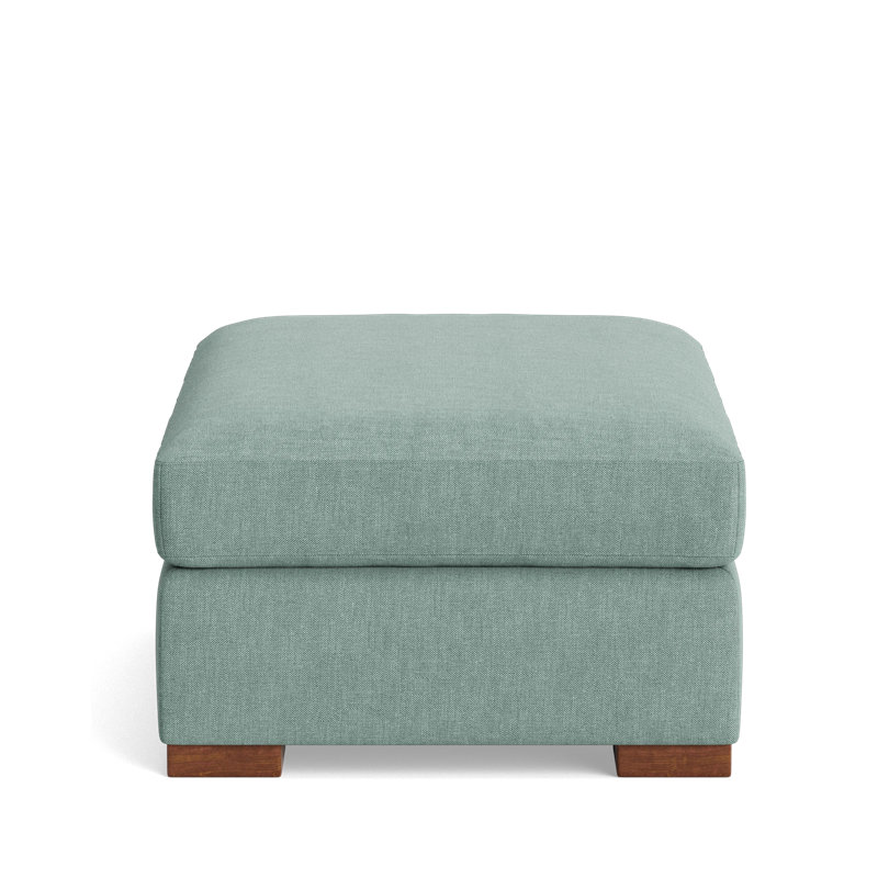 Couch Potato Ottoman, Performance Weave - Spa