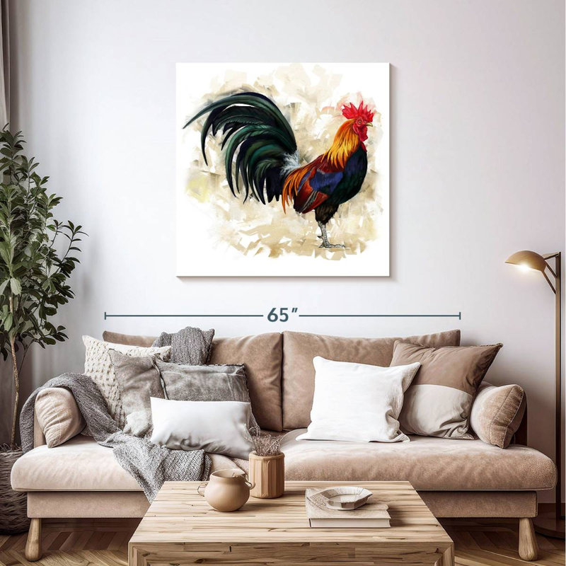 Brampt Proud Rooster, 39" H x 39" W
