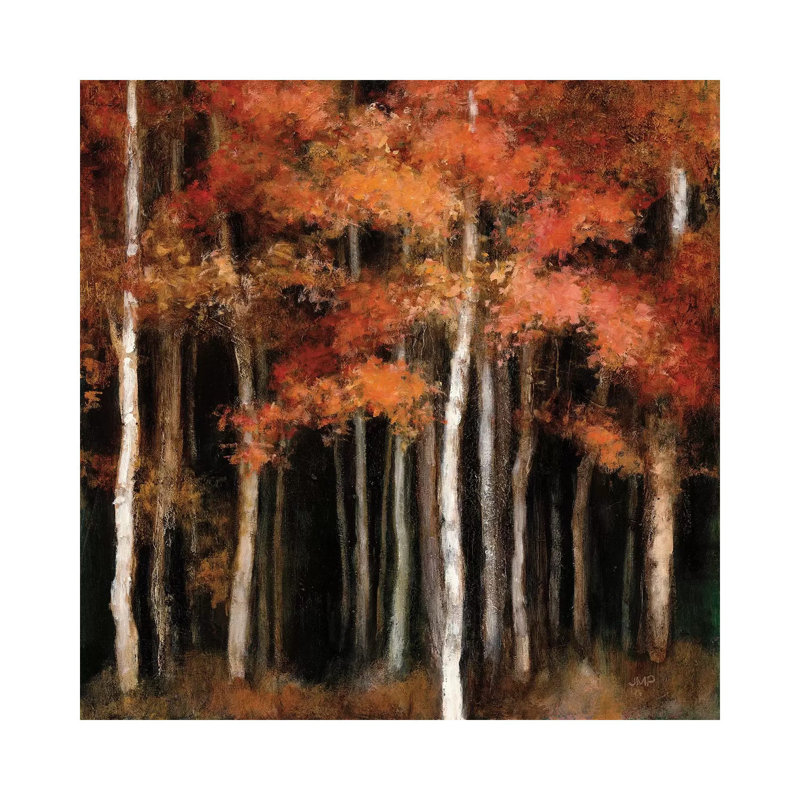 October Woods by Julia Purinton - Wrapped Canvas Painting, 45.72 cm H x 45.72 cm W