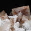 Apophyllite exceptionnellement rare avec stilbite sur calcédoine