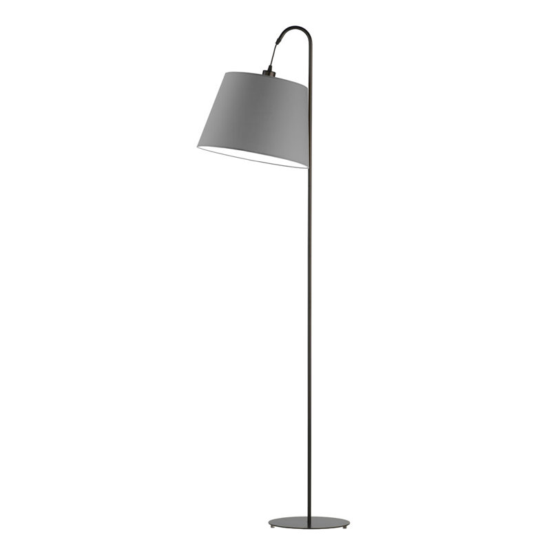 Salom 171cm Floor Lamp, Steel Grey