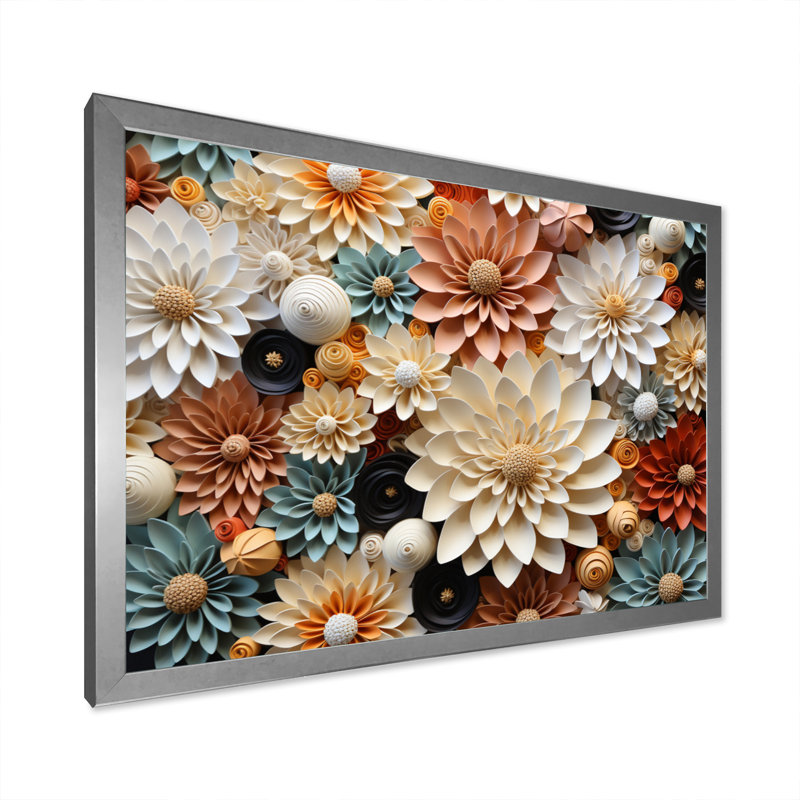 «White Coral Cactus Desert Gems Gymnocalycium II», reproduction sur toile, H 30 po x l 40 po x P 1,5 po, Cadre photo argenté