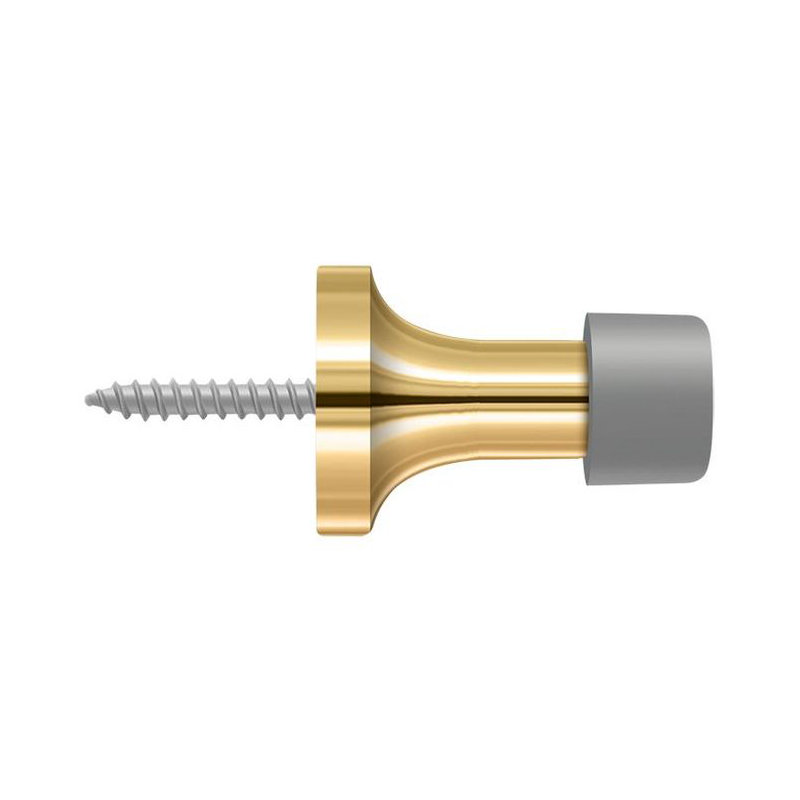Door Stop, PVD Polished Brass