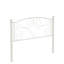 Lit double en métal avec finition blanche, style et fabrication modernes, structure solide pour la durabilité, stabilité silencieuse, assemblage facile, aucun sommier tapissier, convient aux matelas de 8 pouces et plus, capacité de poids de 600 lb au toucher