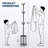 Freestanding Coat Rack With Umbrella Holder, 12-Hook Standing Hat And Coat Tree For Entryway, Office, Bedroom, Heavy Duty Metal Clothes Hanger Stand For Jackets, Bags, And Umbrellas