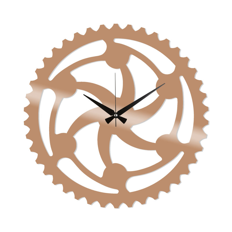 Horloge murale Jepson, Cuivre / noir
