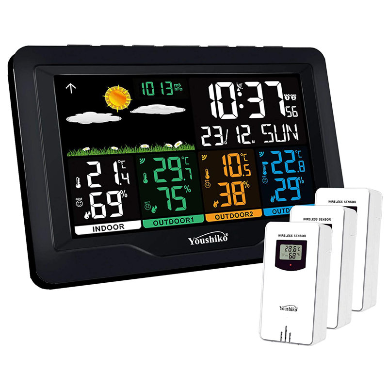 11.2cm Solar Powered Wireless Outdoor Weather Station