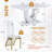 Dining Table set with PU Leather Upholstered Chairs-960087921-960087922