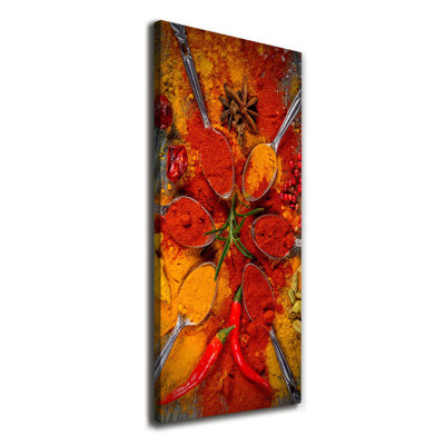 Spices - Wrapped Canvas Print