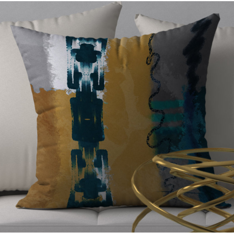 Housse de coussin carrée/insert, 24" X 24"