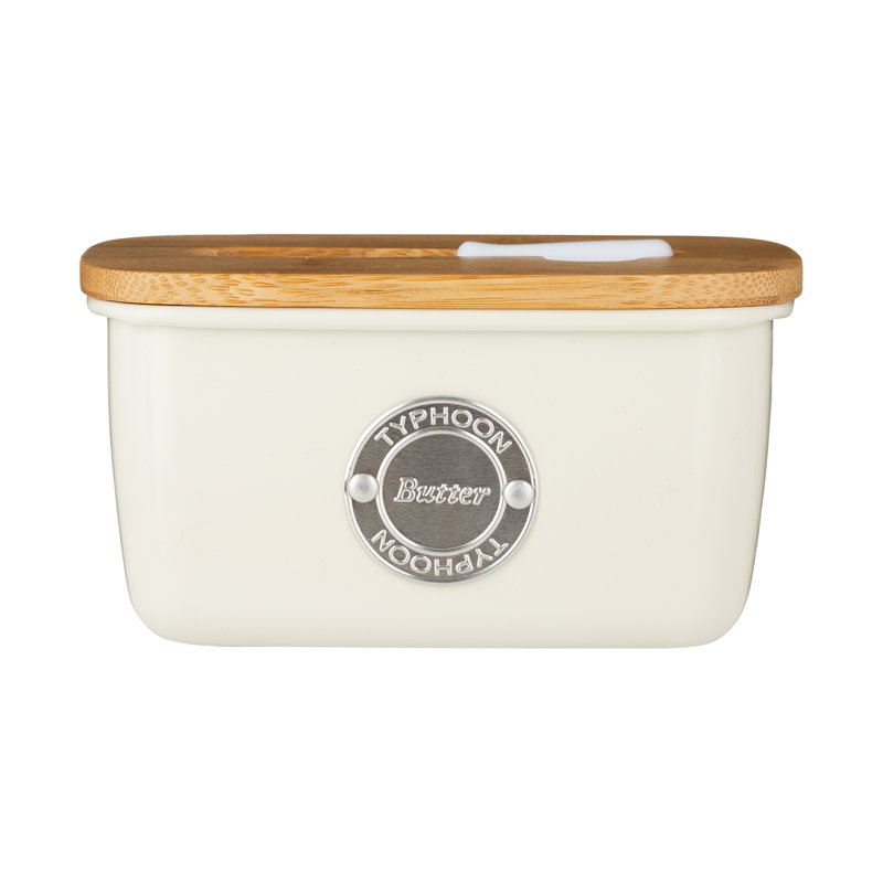 Metal Butter Dish & Spatula