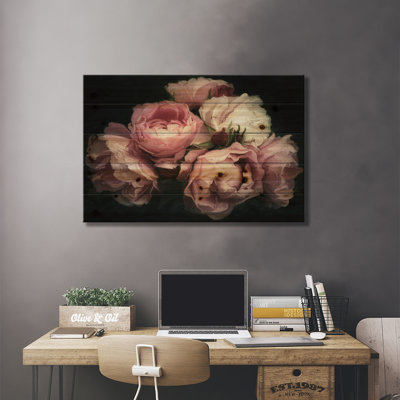 «Vintage Posy» par 5by5collective, reproduction d'art graphique sur toile