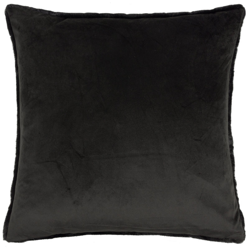 Stanza Square Cushion, Black